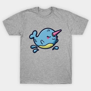 Cute Grinning Narwhal T-Shirt